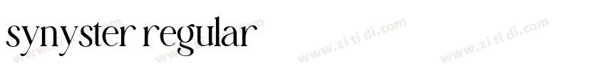 synyster regular字体转换 synyster regular字体转换